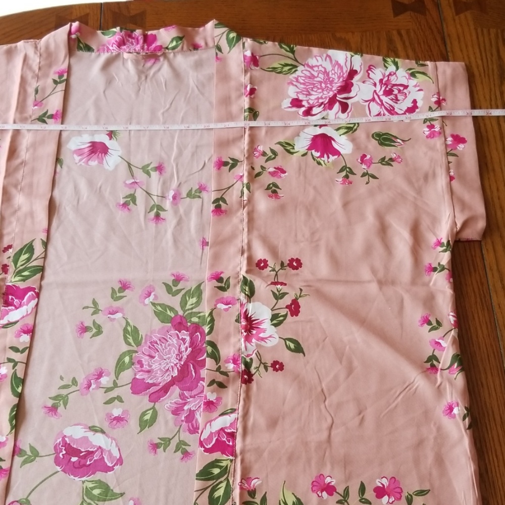 Pink Kimono Beach Cover up - Picture 6 of 7
